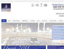 Tablet Screenshot of ahmed-travel.com